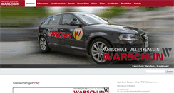 Desktop Screenshot of fahrschule-warschun.de