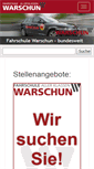 Mobile Screenshot of fahrschule-warschun.de